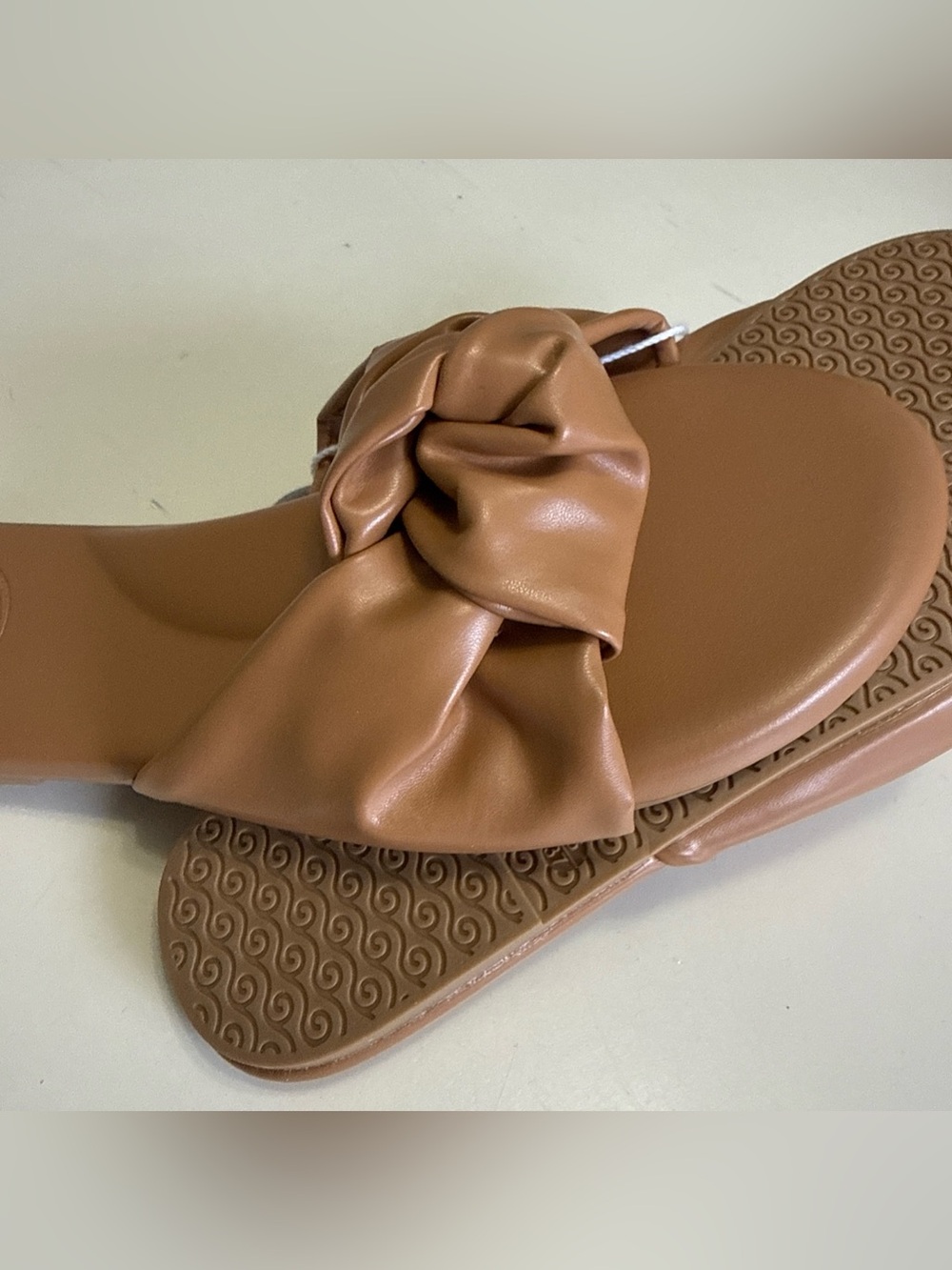 SOLEI SEA SANDALS WOMEN'S NOTTIE DESERT SAND VEGAN SLIDES 6 7 8 9 10 NEW - Picture 4 of 4